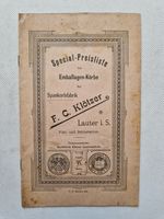 Katalog Spankorbfabrik - F.C. Klötzer Lauter Sachsen um 1895 Sachsen - Kurort Seiffen Vorschau