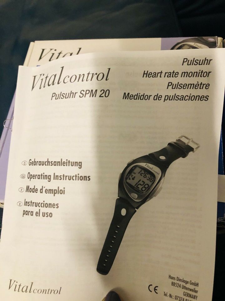 PULSUHR Vitalcontrol 20 , NEU in Mehlingen