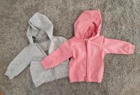 Sweatshirt-Jacken, grau und rosa, H & M, Gr. 62 Nordrhein-Westfalen - Emsdetten Vorschau