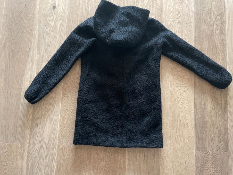 C&A Boucle Damen Mädchen Mantel Jacke Übergang Gr. 34 schwarz in Gummersbach