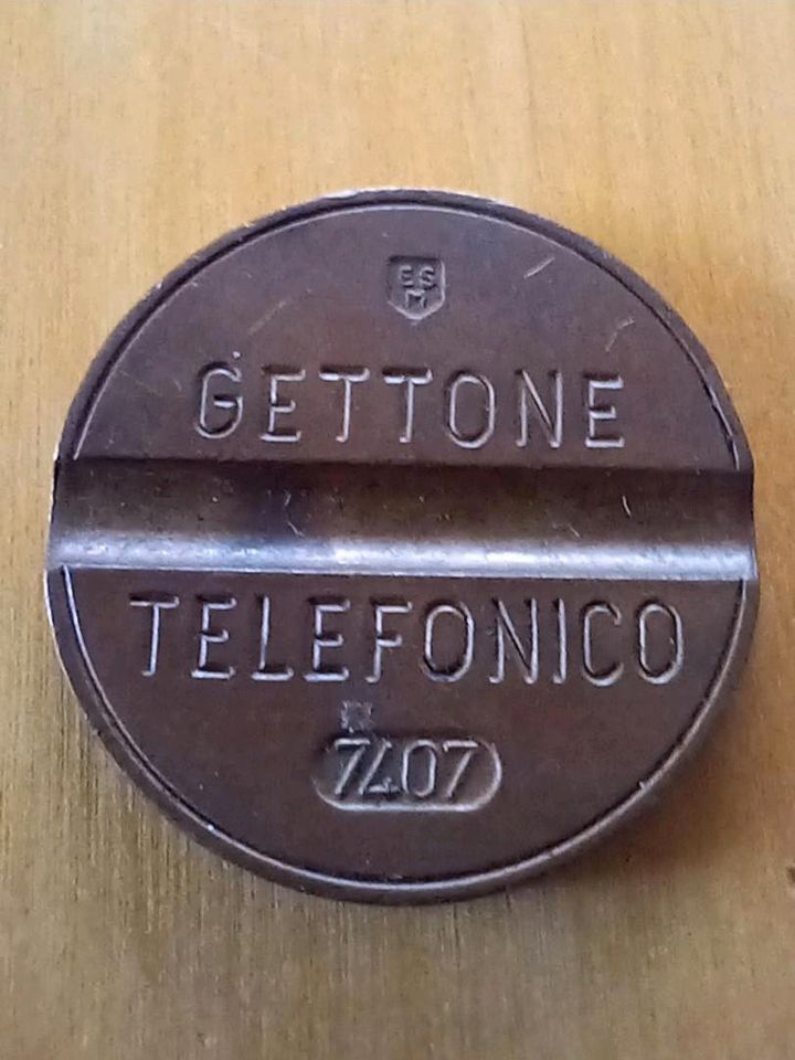 Münze Gettone Telefonico 7407 in Bad Iburg