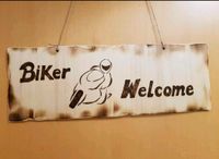 Biker Welcome Motorrad Tür Schild Garage Bayern - Lindau Vorschau