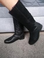 Zara Stiefel Stiefeletten 37 schwarz Glattleder Wildleder Köln - Kalk Vorschau