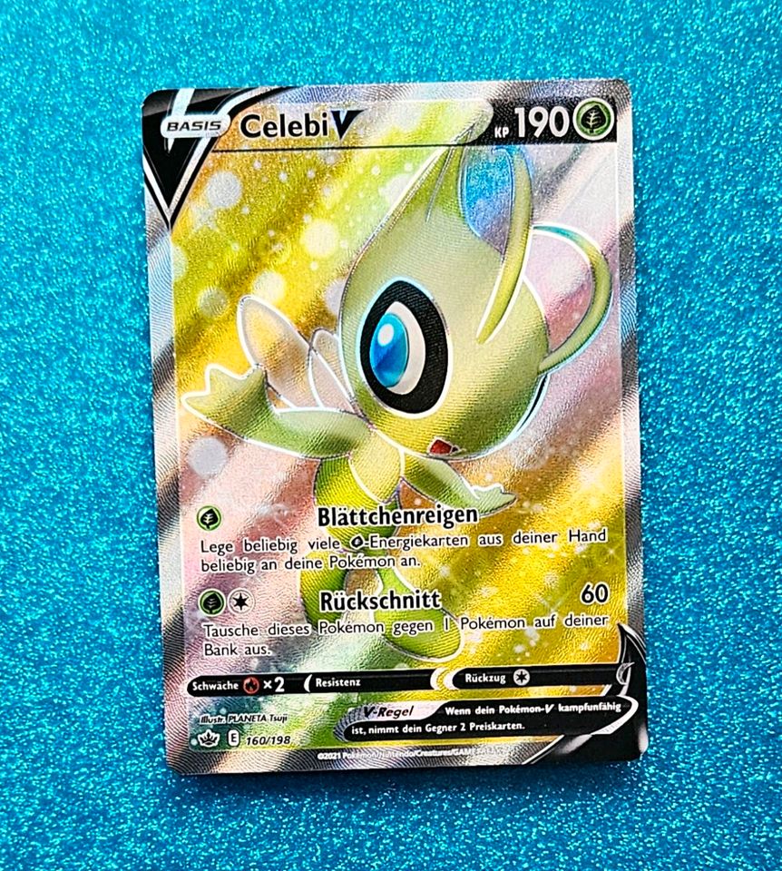 Pokemon V Celebi 160/198 Fullart Schaurige Herrschaft deutsch in Berlin