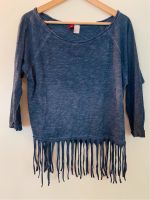 H&M Langarmshirt blau Fransen Festivaltop Gr. M Techno Rheinland-Pfalz - Mainz Vorschau