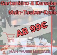 Beamer, Leinwand, Heimkino & Karaoke-Set mieten / leihen Baden-Württemberg - Bad Mergentheim Vorschau