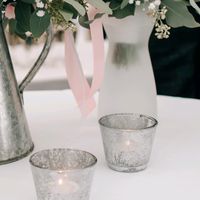 Kerzenhalter Kerzenständer Vintage Silber Glas Hochzeit Baden-Württemberg - Weingarten Vorschau