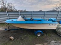 Sportboot weiß/ blau Brandenburg - Oderaue Vorschau