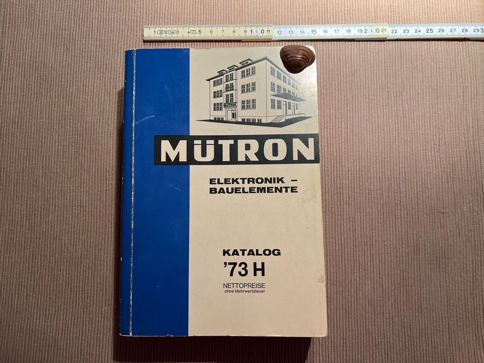 Buch MÜTRON Elektronik-Bauelemente Katalog '73 H in Bremen