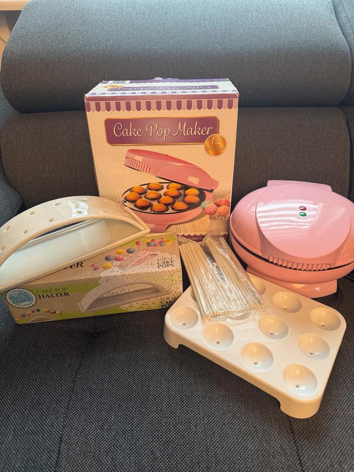 Cakepop Maker rosa plus Cakepop Ständer Halterung Porzellan in Mönchengladbach