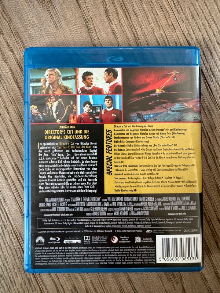 Aquaman und Star Trek 2 Zorn des Khan Bluray in Wertach