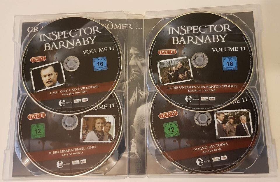 Inspector Barnaby - 4er DVD-Box Nr. 10, 11, 13, 14 in Raben Steinfeld