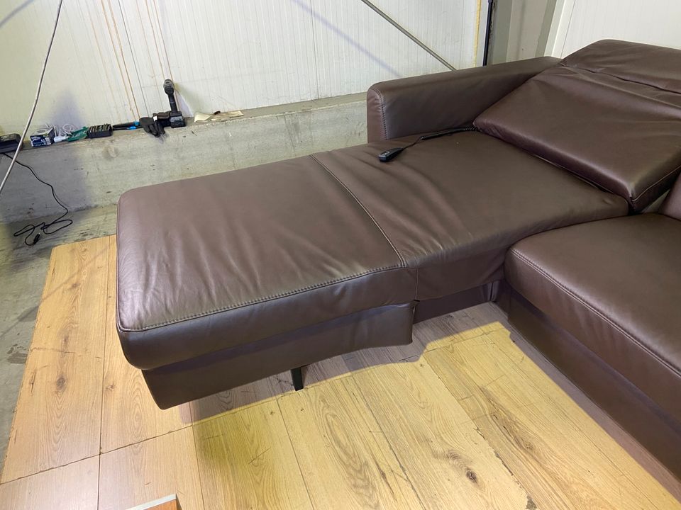 Ledersofa Schlafsofa Ledercouch Ecksofa Sofa Couch in Paderborn