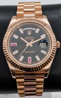 Rolex Day-Date II Ref.218235 Ruby Dial 41mm Rose Gold 18K Kiel - Hassee-Vieburg Vorschau