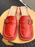 Bata (Italien) Pantolette rot- echtes Leder Gr. 38 Thüringen - Erfurt Vorschau