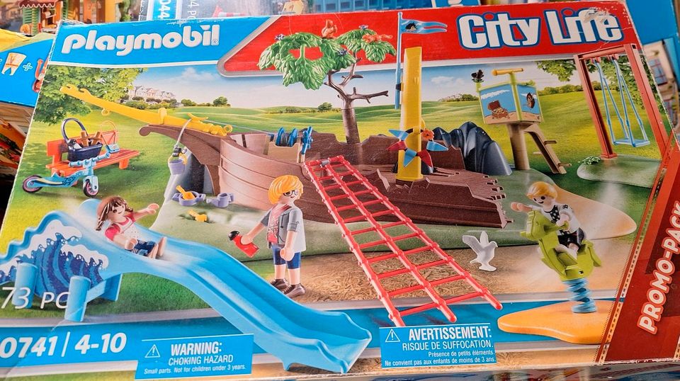 Playmobil City Life 70741 Abenteuerspielplatz mit Schiffswrack in Dömitz