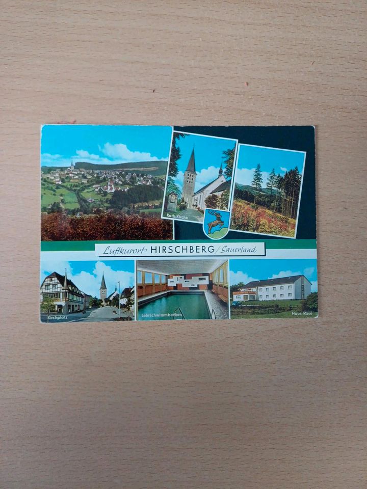 Postkarte/Ansichtskarte Hirschberg im Sauerland in Bad Bramstedt