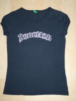 Benetton dunkelblaues T-Shirt mit Schriftzug, Gr. 110, TOP Nordrhein-Westfalen - Gevelsberg Vorschau