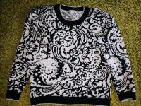 H&M Pullover Glitzer schwarz weiss animal Muster Gr. L Thüringen - Altenburg Vorschau