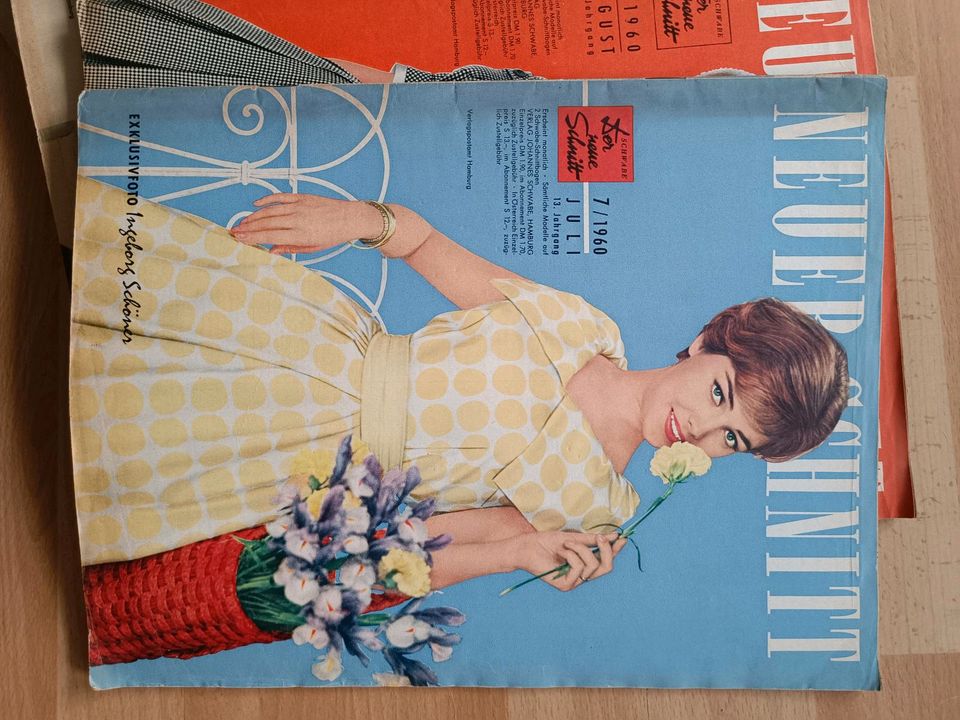 ⭐ NEUER SCHNITT Burda 1960 Modezeitschrift Schnittmuster Vintage in Bobingen