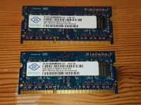 2x 2048 MB DDR3-1333 SO-DIMM RAM (für Notebooks) gebraucht Niedersachsen - Marklohe Vorschau