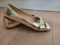 Anna Field, flache Schuhe für Hochzeit/Ballerina, gold, Gr.41 Bayern - Rottendorf Unterfr Vorschau