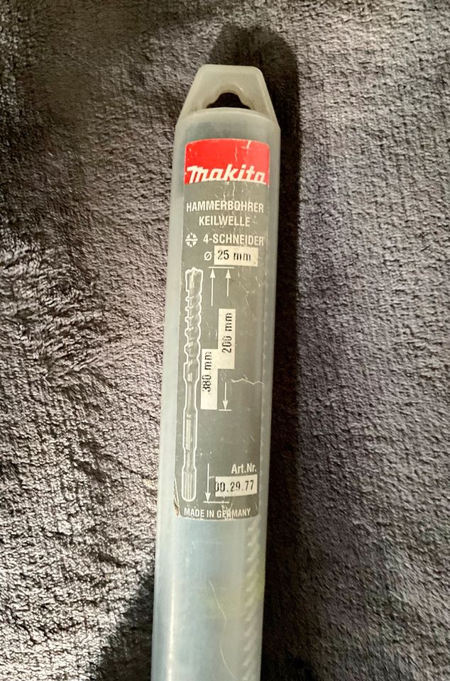 MAKITA Hammerbohrer Keilwelle • 4 -schneidig • 25 x 380 mm in Freystadt