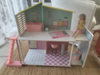 Barbie Haus neuwertig Möbel Holz modern retro Look Niedersachsen - Bippen Vorschau