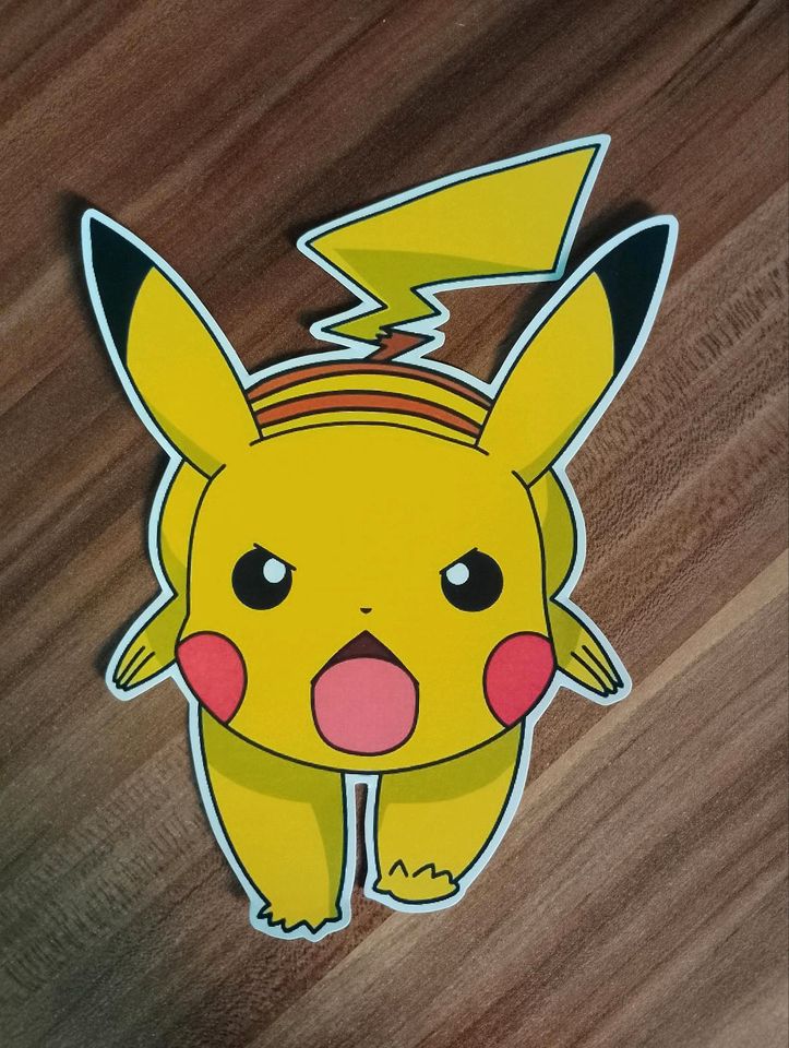 Pokemon Pikachu Aufkleber gross Neu! 8,90€