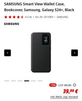 Samsung Smart View Wallet Case für Galaxy S24+ schwarz Dresden - Mickten Vorschau