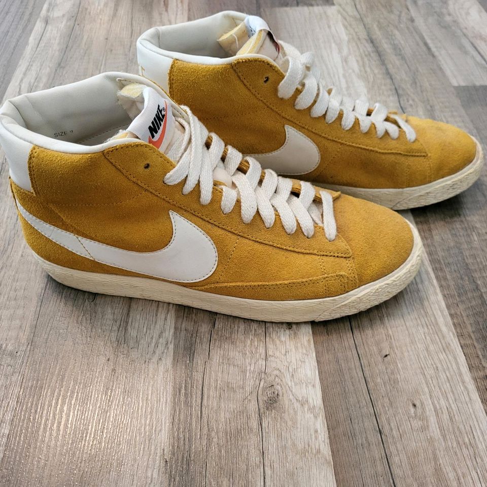 Nike Sneaker Blazer High gold / gelb  344344-700 42.5 EU 9 US in Heidelberg