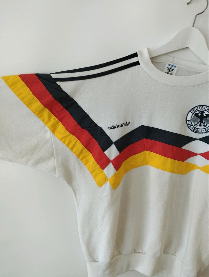 Vintage Adidas Fußball Sweatshirt DFB Deutschland 1990 Pullover S in Köln