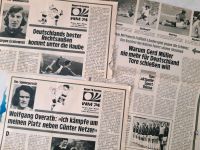 1974 Zeitungsseite WM Overath Grabowski Gerd Müller Bayern - Thüngen Vorschau
