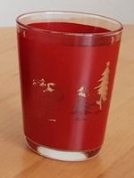 Teelichthalter Glas, rot, Bäume, Nikolaus, Weihnachtsmann, neu Baden-Württemberg - Edingen-Neckarhausen Vorschau