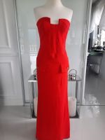 Versace H&M Klied Hochzeit Abiball Party Rot Elegant Essen - Karnap Vorschau