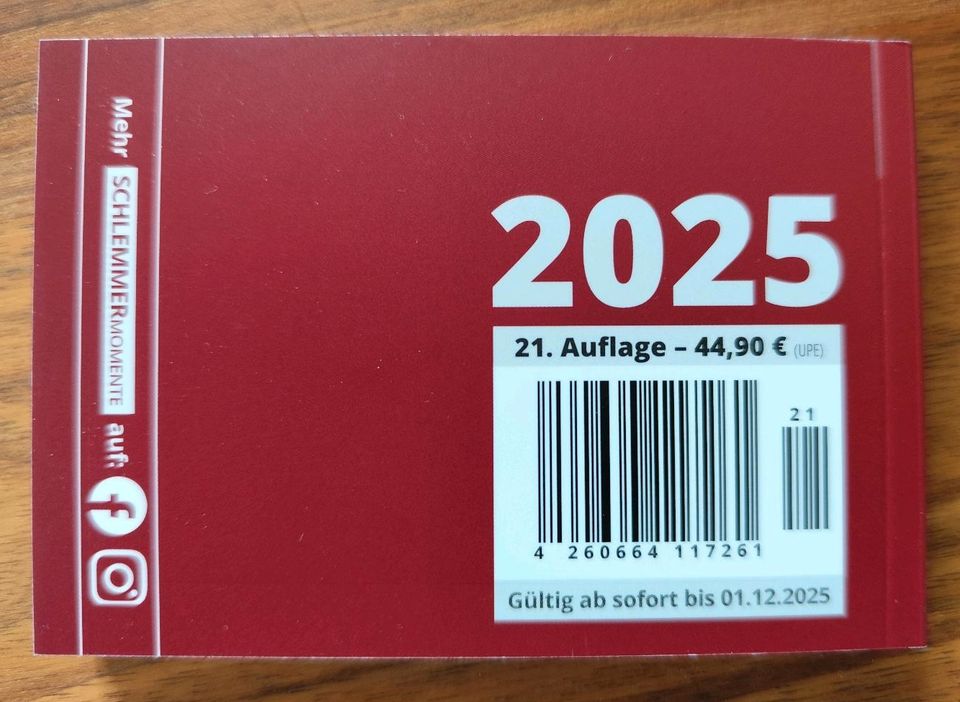 Neuer Schlemmerblock Karlsruhe & Umgebung 2024/2025 in Karlsruhe