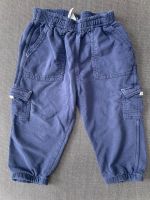 BIO Hessnatur Jogginghose Schlupfhose blau Gr. 74/80 Hadern - Blumenau Vorschau