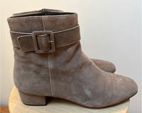Bariello Stiefeletten Stiefel Velours Leder taupe Gr. 43 fast neu Nordrhein-Westfalen - Laer Vorschau