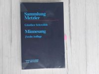 Minnesang Günther Schweikele Sammlung Metzler 2. Auflage Bayern - Lehrberg Vorschau