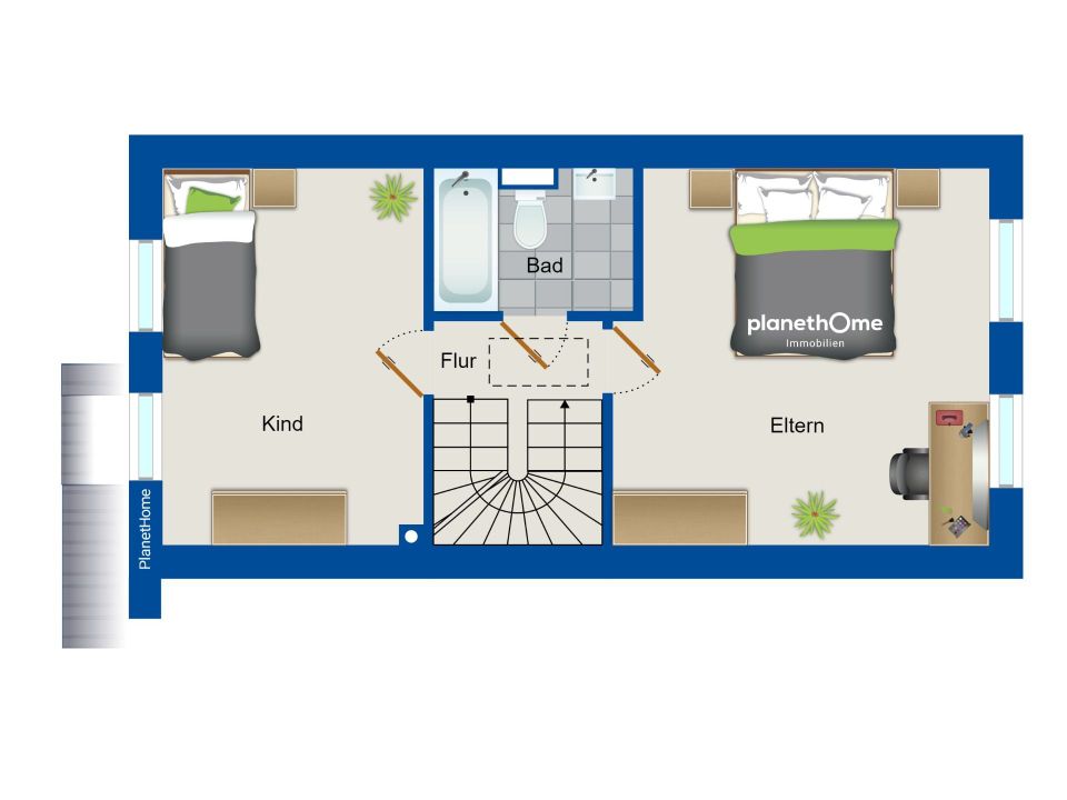 Bremen - Habenhausen: Reihenmittelhaus in guter Anlage in Bremen