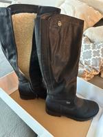 Schwarze Stiefel Lederstiefel von Rieker Niedersachsen - Wolfsburg Vorschau