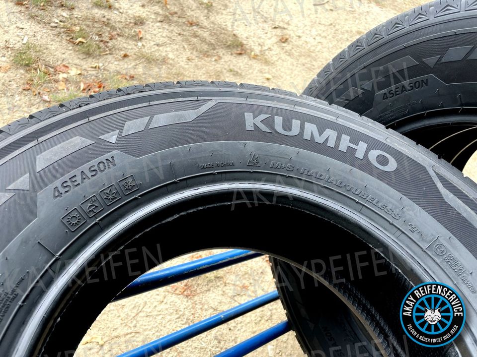 4x 215/60 R17C 109/107T ➡️ KUMHO 4S CX11 ➡️ Allwetterreifen Ganzjahresreifen Reifen ➡️ VW T5 T6 Fiat Talento Ford Peugeot Opel Citroen Toyota Nissan Hyundai ► Allwetter MS M+S Ganzjahres 3PMSF◄ in Melle