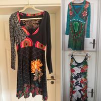 Desigual Kleid Langarm ärmellos bunt/türkis/weiß Blumen Nordvorpommern - Landkreis - Ribnitz-Damgarten Vorschau