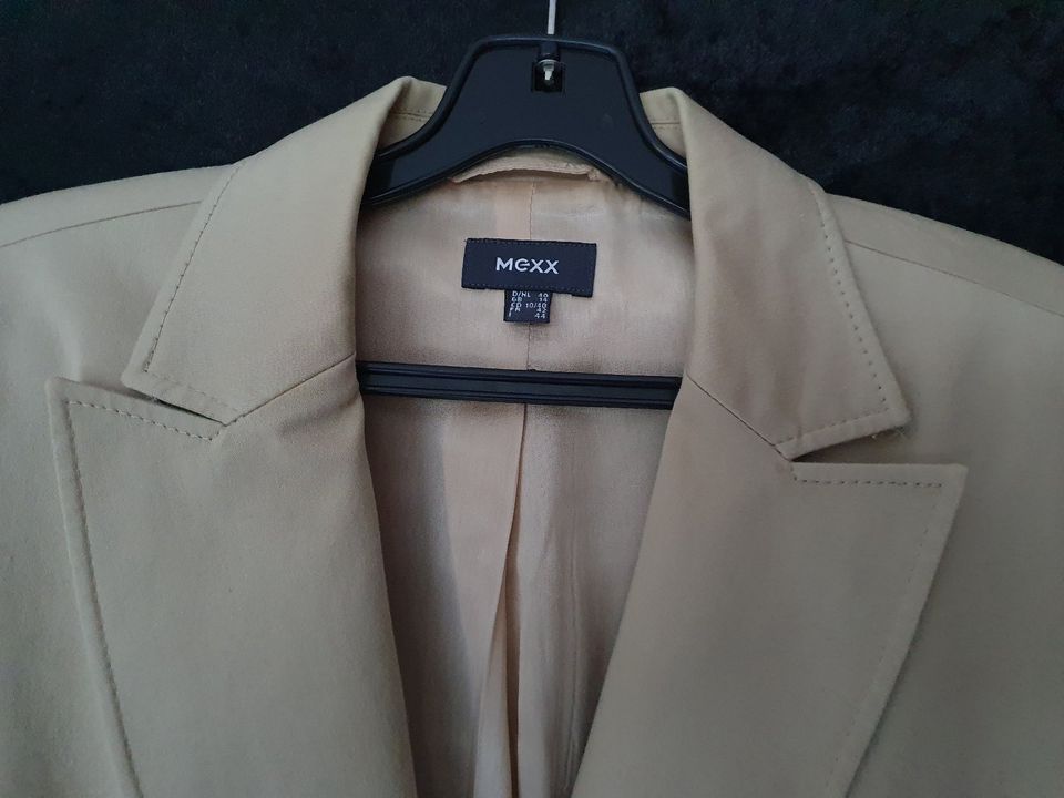 Mexx Blazer Jacke, beige / sand, Gr 40 in Wuppertal