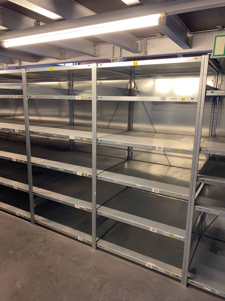 11,3m Fachbodenregal Lagerregal Regal Magazinregal Steck-System in Norderstedt