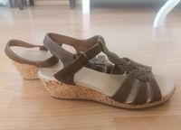 Gr. 40 Sandalen Ariane Braun Keilabsatz Kork nw. Sachsen-Anhalt - Muldestausee Vorschau