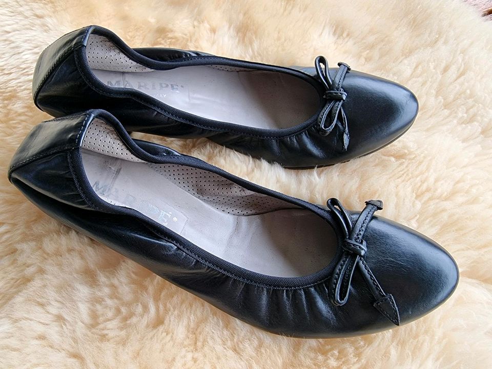 Maripe Ballerina Pumps schwarz Größe 40 vgl. Paul Green in Wöllstadt