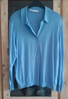 Zara Poloshirts Strick hellblau von  Zara XL Niedersachsen - Ostercappeln Vorschau