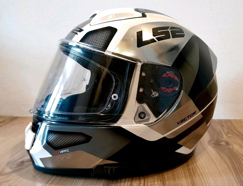 Motorradhelm M, Integralhelm LS2 - Vector Evo Automat in Regensburg