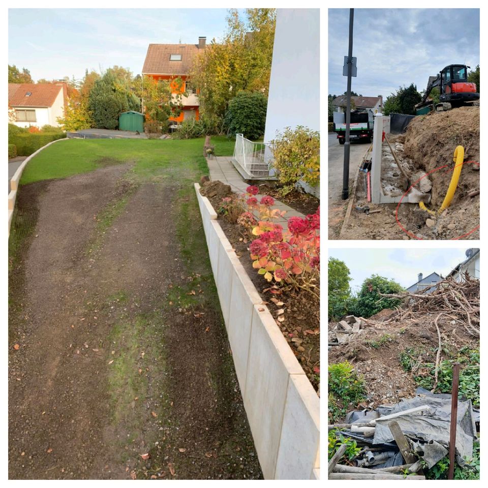 Erdarbeiten Baggerarbeiten Gartenbau in Wuppertal